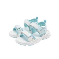 笛莎（DEESHA）童鞋儿童女童凉鞋2025年夏季小女生防滑软底公主风凉鞋 蓝色 28