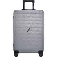 爱华仕 OIWAS斜杠青年行李箱大容量女拉杆箱24英寸大旅行箱耐用托运箱男灰 24英寸-适用中长途【需托运】