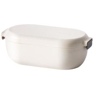 LOCK&LOCK 花生造型耐热玻璃饭盒 1.1L+340ML*2层
