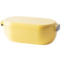 乐扣乐扣（locknlock）花生造型耐热玻璃饭盒微波炉便当盒LCB001YEL-1.1L+340ML*2EA