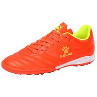 卡尔美(KELME)足球鞋男青少年比赛TF碎钉球鞋透气防滑球鞋 荧光橙 35