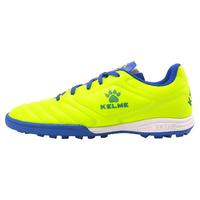 卡尔美(KELME)足球鞋男青少年比赛TF碎钉球鞋透气防滑球鞋 荧光黄/宝蓝 28
