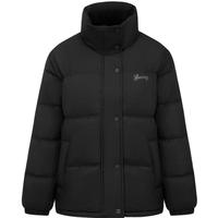 波司登（BOSIDENG）羽绒服女短款立领保暖防风甜美加厚冬季外套 黑色 XL 175/96A 体重约140-160斤