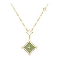 LOLA ROSE罗拉玫瑰双闪星系列项链女 东陵玉项链+手链套装