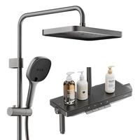 九牧 花洒套装琴键除垢精铜水路自洁精灵智能恒温26206-810/HBS-1