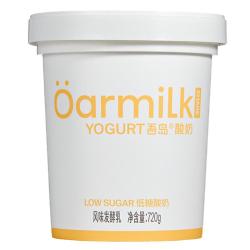 Oarmilk 低糖酸奶0乳糖6种有益菌单桶发酵 720g