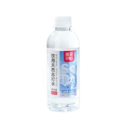 莲花 天然苏打水400ml*24瓶弱碱性水小分子团饮用水无汽泡整箱装