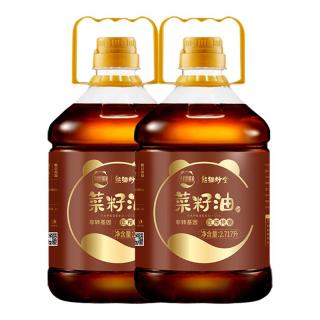 熊猫炒堂 压榨特香菜籽油 2.717L*2