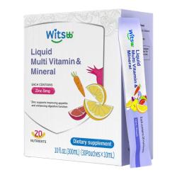 witsBB 液体多维锌 敏宝专研婴幼儿挑食锌维生素矿物质宝宝儿童锌 液体多维锌