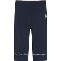 HAZZYS品牌童装哈吉斯夏女童七分裤柔软舒适透气透气女童打底七分裤 藏蓝 165