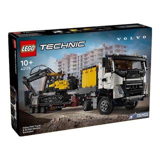 LEGO 乐高 机械组系列 42175 Volvo FMX 卡车和 EC230 绿色动力挖掘机