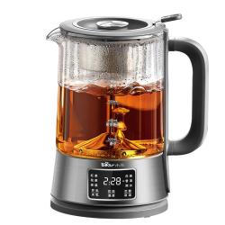 小熊 316L不锈钢喷淋蒸茶壶 养生壶  1.2L