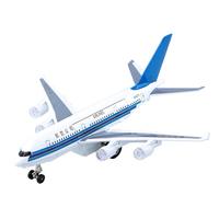 彩珀飞机模型玩具儿童合金客机仿真收藏航空航天 A380蓝