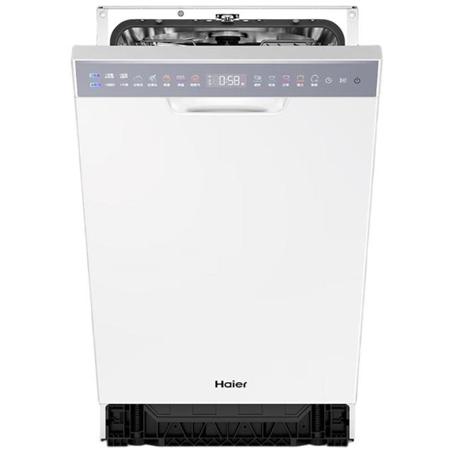 海尔 小蛮腰X11S 小红花系列 EYBW14586BBU1 嵌入式洗碗机 14套 白色
