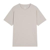 京东京造【重磅小白T】潮流净色多色圆领t恤男夏短袖打底T卡其 S S (165/88A)
