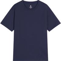 京东京造【重磅小白T】潮流净色多色圆领t恤男夏短袖打底T恤 姜黄 XXL XXL(185/104A)