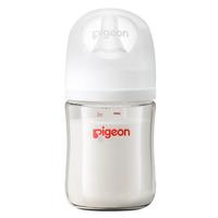 贝亲 多规格可选  自然实感第3代 新生婴儿玻璃奶瓶 宽口径 160ml AA260 SS号 0个月