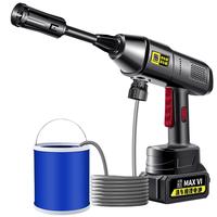 巨木无线洗车机家用锂电池高压水枪便携式手持大功率多功能洗车 600W 单电加强款