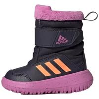 阿迪达斯 adidas【冬季儿童雪地靴】女童保暖耐磨防滑短绒中筒靴雪地靴