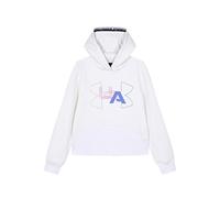 安德玛 UNDER ARMOUR【加绒&保暖】130-165秋冬女童休闲舒适套头加绒连帽卫衣