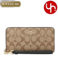 COACH蔻驰女士经典老花时尚百搭潮流长款钱包奥莱FC4452