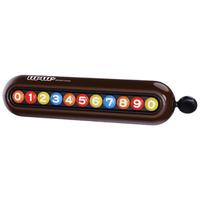 迪加伦M豆停车号码牌双号码可隐藏女生临时挪车电话牌摆件同款