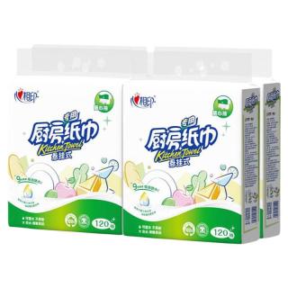 心相印 悬挂式厨房用纸大尺寸可接触食材擦拭厨具清洁干湿两用纸巾
