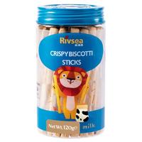 禾泱泱棒饼 儿童零食 长条饼干 烘焙非油炸 出游便携装 牛乳味棒饼120g