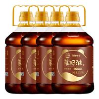 熊猫炒堂压榨特香菜籽油2.717L(5斤装)*4 食用油 非转基因