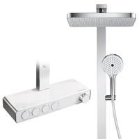 松下（Panasonic）巨幕顶喷全铜恒温花洒套装 一体式背喷家用智能淋浴器