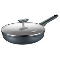 苏泊尔（SUPOR）煎锅平底锅聚油底不粘锅煎蛋不跑油不突底燃气电磁炉通用聚油煎锅 EJ28WAN01- 28cm