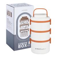 荣事达（Royalstar）保温饭盒304不锈钢加厚饭盒可微波炉加热儿童多层饭桶 单层|密封保温|便携大容量 1.2L