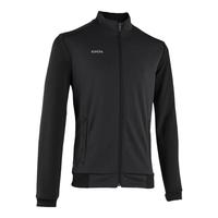 移动端、京东百亿补贴：迪卡侬 运动夹克足球训练外套户外跑步服保暖男经典黑L-4283547