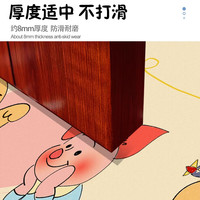 KAYE卧室床边毯床下床前家用四季通用榻榻米飘窗阳台垫子可爱卡通地毯 SJR-K幸运小恐龙 80X200cm