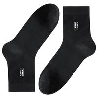 浪莎网眼袜子男士超薄款夏季100%纯棉中筒透气新疆棉吸汗防臭全棉夏天 ·【6双黑色】·超薄款6双装 均码 (对应38-44鞋码可穿)