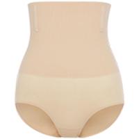 ubras高腰收腹提臀裤塑身裤修饰比例女产后塑身束腰免穿内裤女粉底液 三角裤-裸感肤 M 适合100-115斤