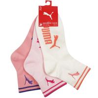 【运动时尚】袜子女士四季季棉袜舒适透气中筒袜3双装