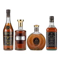 奜拉德酒庄 40度洋酒组合礼盒套装 洋酒4瓶套餐（共2600ml）