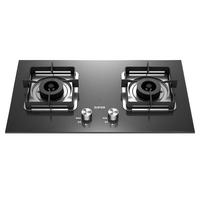 苏泊尔（SUPOR）燃气灶 天然气灶双灶具大火力 钢化玻璃双灶鸳鸯灶台嵌两用 猛火 天然气