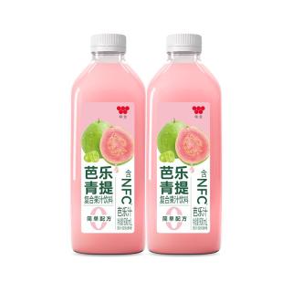 味全 芭乐青提复合果蔬汁饮料 900ml*2瓶