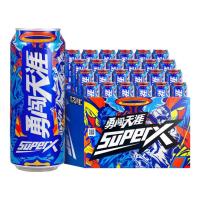 雪花 BEER/雪花 SNOWBEER 大规格实惠装 啤酒  勇闯天涯 500mL 24罐 听装 500ml