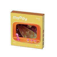 moody美瞳日抛隐形眼镜时光机系列2片装 黑巧马赛克 0度  【时光机系列】三段高光-黑巧马赛克