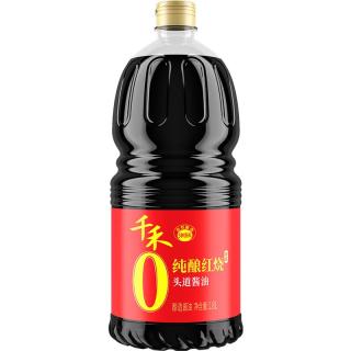 千禾 醇酿红烧 零添加酱油 1.8L
