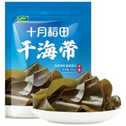 十月稻田 精选干海带头 200g 根部35cm 无沙 特厚叶片 凉拌煲汤火锅 爽脆