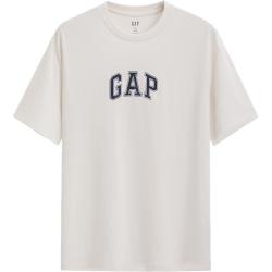 Gap 男女装2025春季款纯棉印花logo短袖T恤基础款休闲上衣755794
