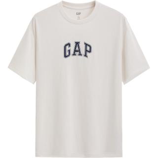 限尺码：Gap 男女装2025春季款纯棉印花logo短袖T恤基础款休闲上衣755794