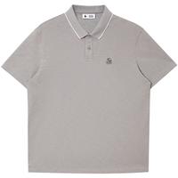 杰克·琼斯（JACK&JONES）25年男装短袖POLO衫男士竹节棉柔软透气刺绣夏季商务休闲翻领T恤 E40知更鸟灰 XL