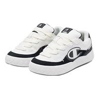 Champion美国冠军滑板鞋女男 复古运动休闲原子鞋24FWK04 黑白 40 