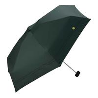 Wpc.日本遮光笑脸小巧轻量便携黑胶防紫外线时尚太阳伞折叠遮阳伞 笑脸文字款801-SM08军绿