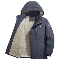 【加厚加绒】秋冬可脱卸帽保暖舒适男式棉衣外套休闲长袖出行